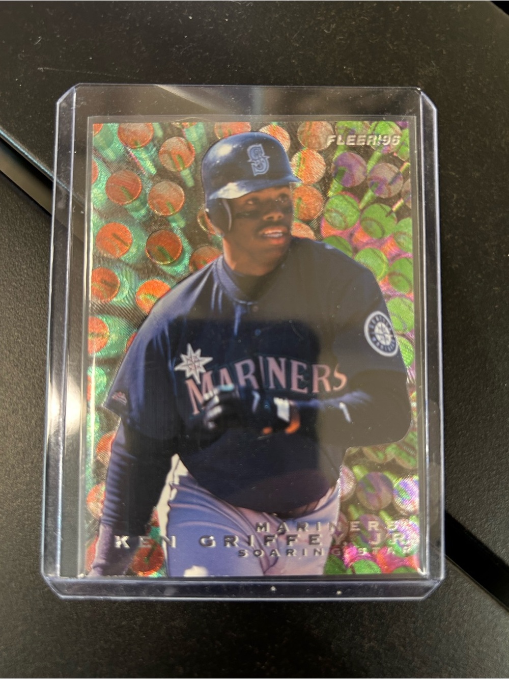 1996 Fleer Ken Griffey Jr Soaring star